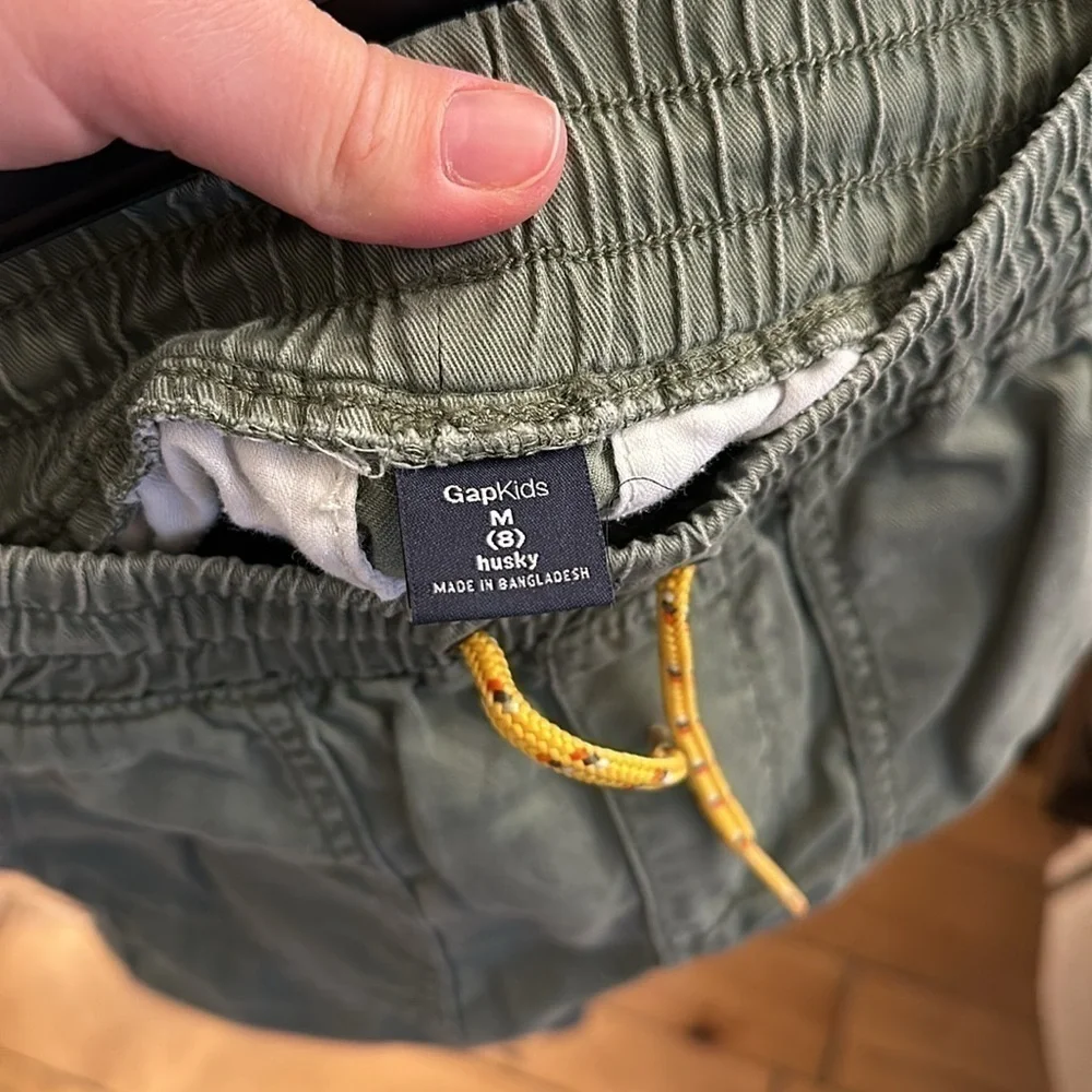 Gap husky 8 jogger pants green